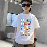 Big City Vibes New York City Kids Drop Shoulder Oversized T-Shirt